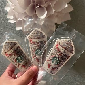 Pumpkin latte car freshener